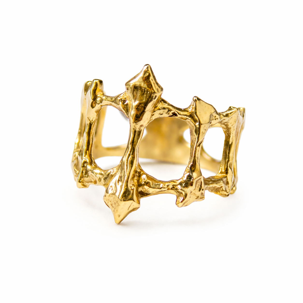 Spire Ring in in 14K Gold
