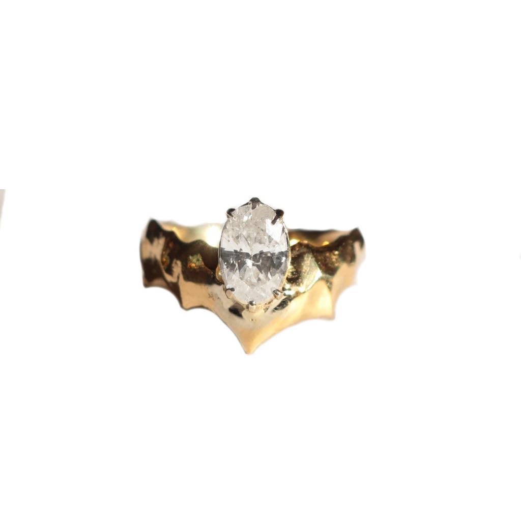 Setting- Oval Diamond Form Ring