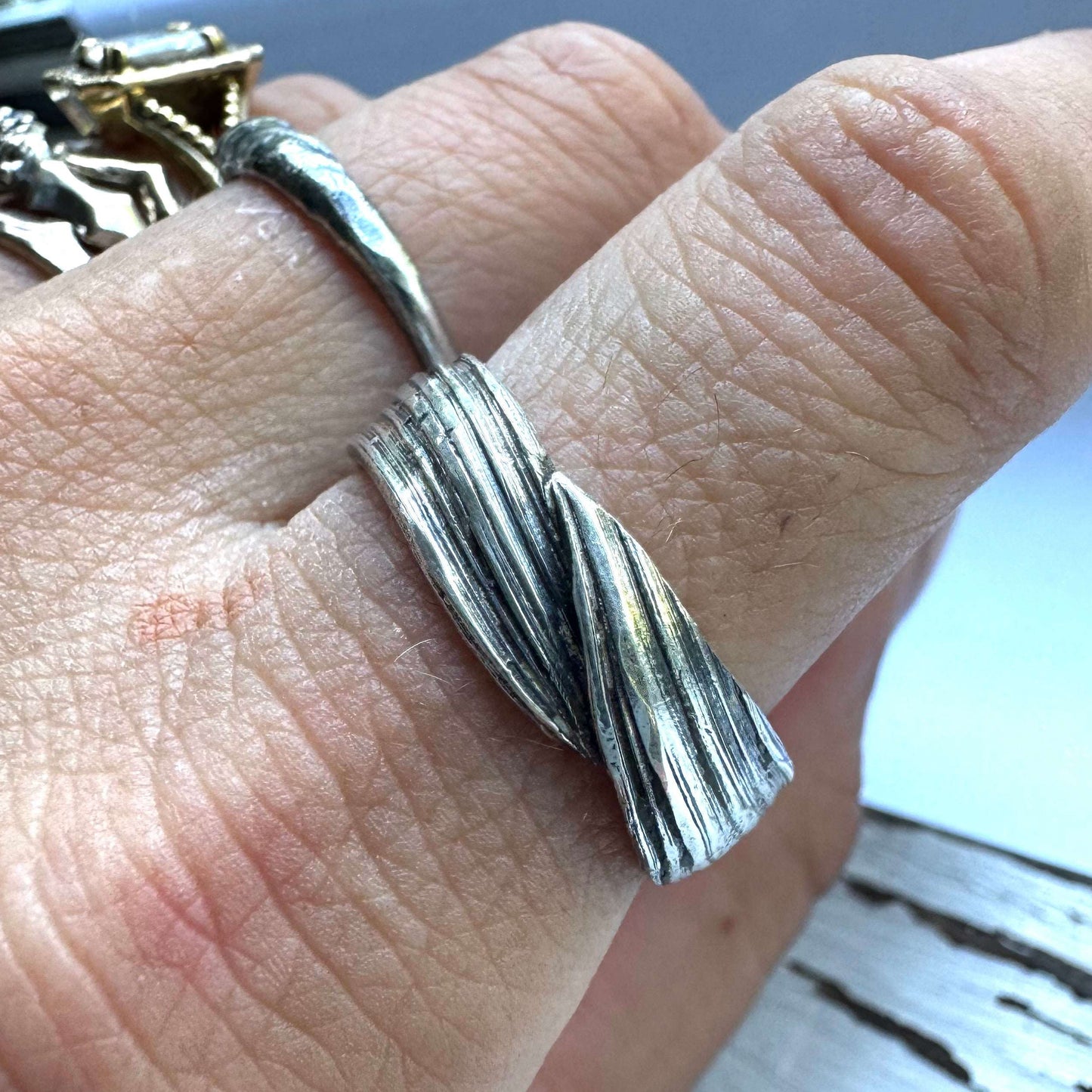 Mitsuro Hikime one of a kind wrap ring Sterling silver size 7.5