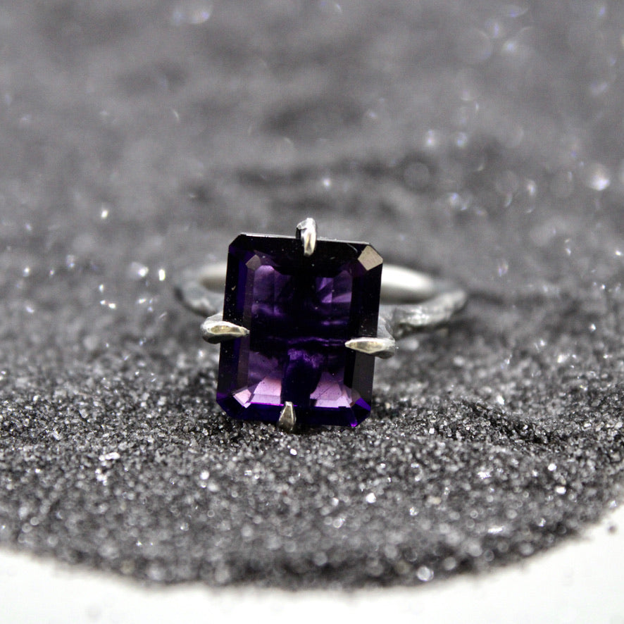 Amethyst Cocktail Ring