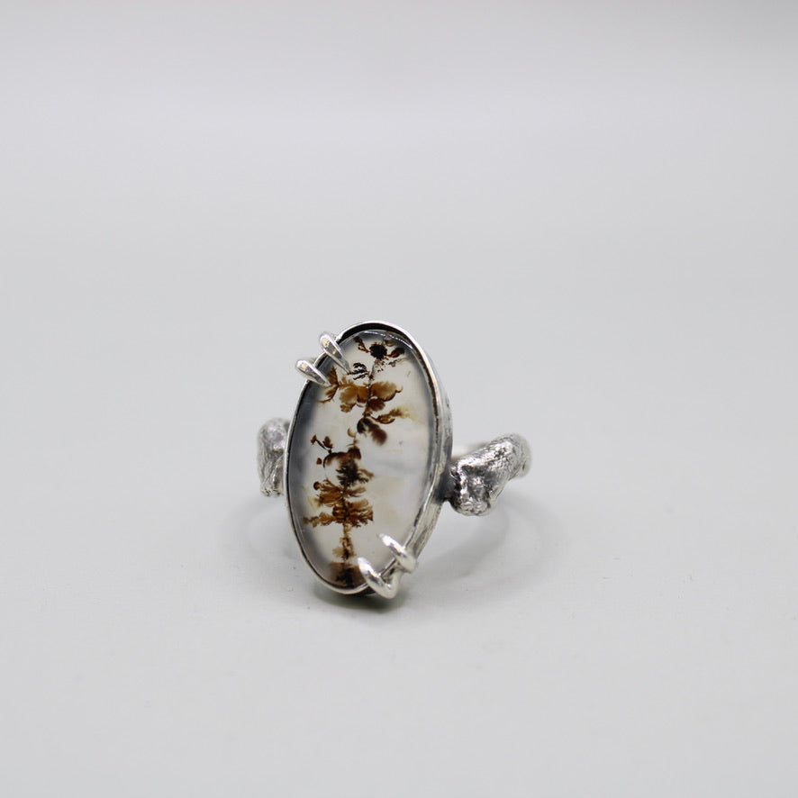 Dendritic Snake Ring Size 10.5