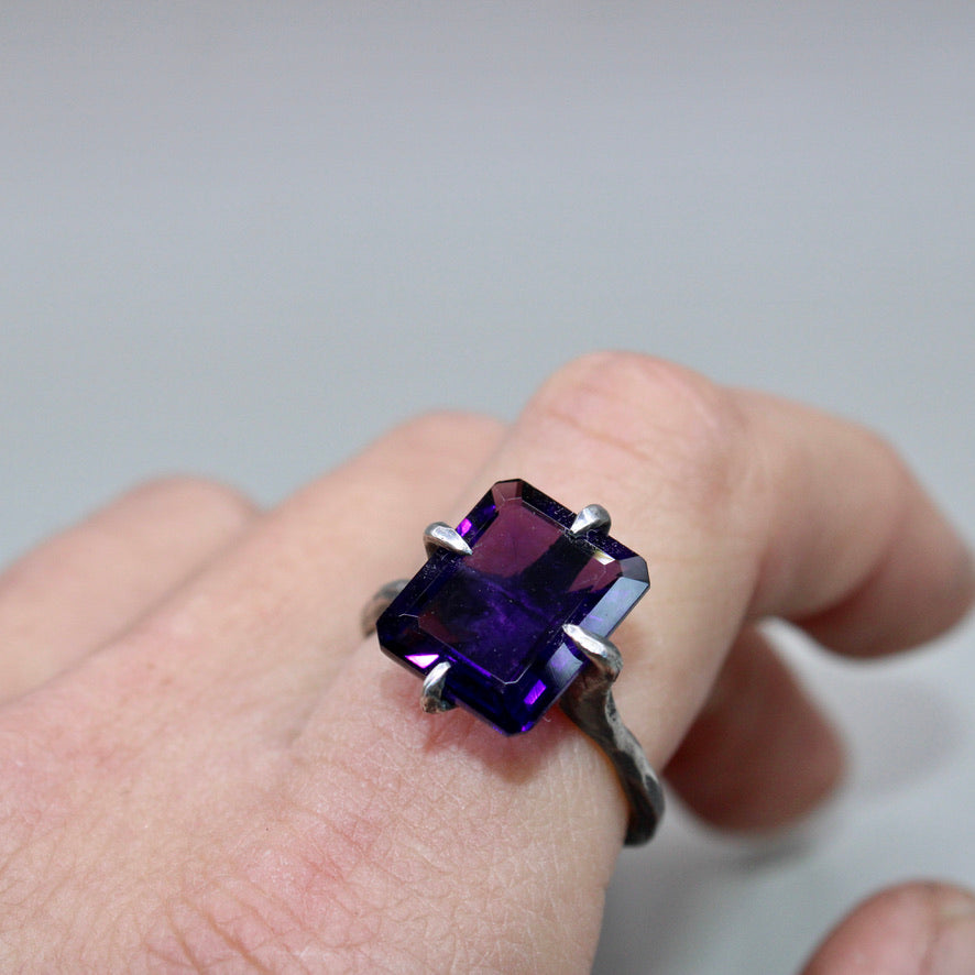 Amethyst Cocktail Ring