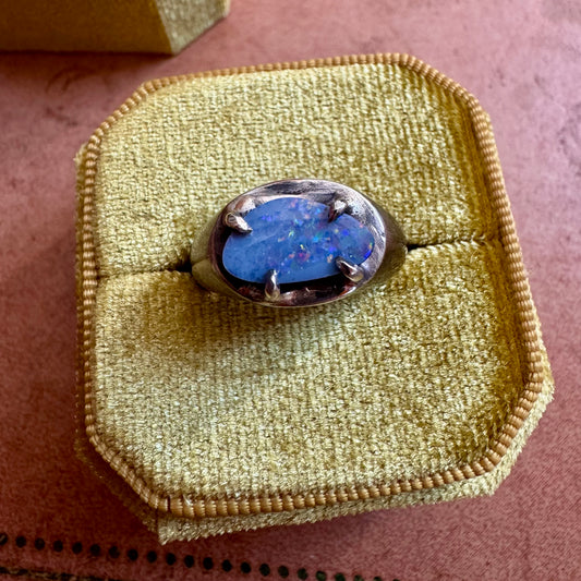 Opal signet ring size 6.25