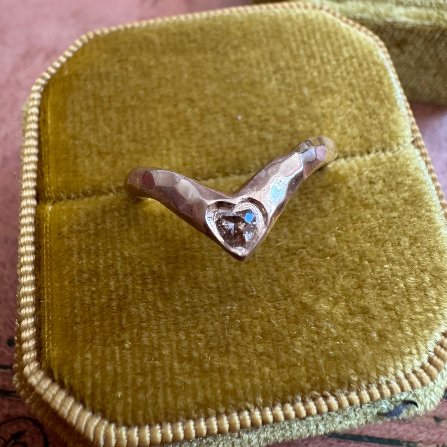 Heart Diamond Stacking Band