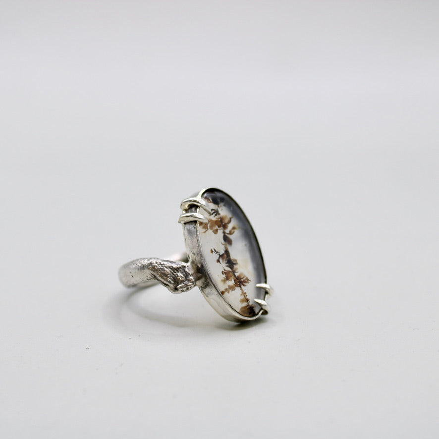 Dendritic Snake Ring Size 10.5