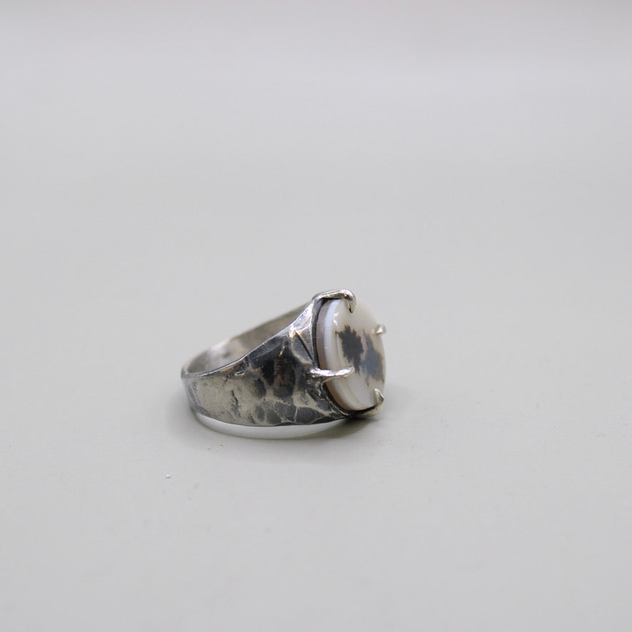 Dendritic Signet Ring Size 7.5