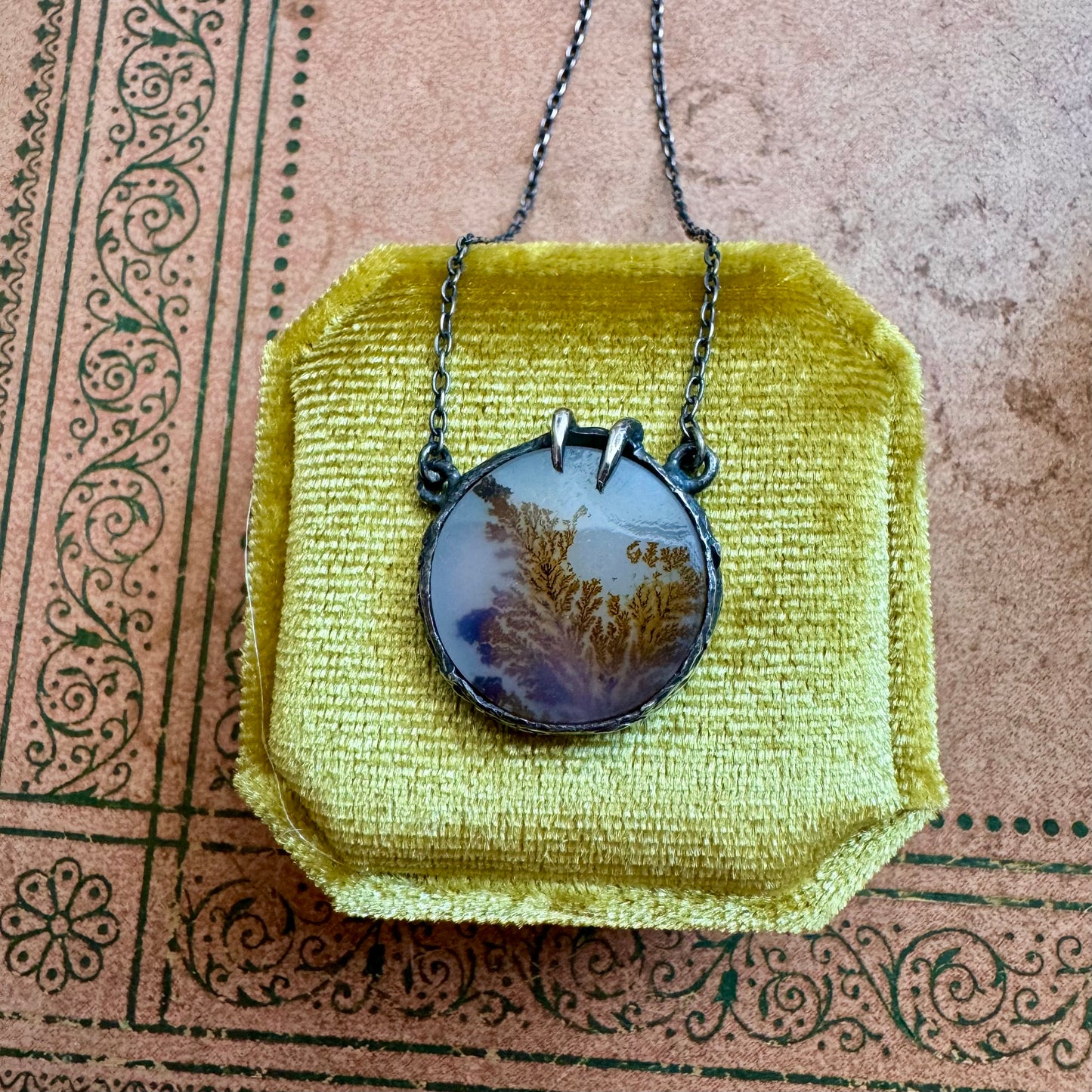 Dendritic Agate Pendant