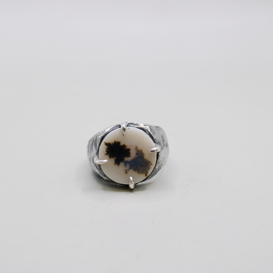 Dendritic Signet Ring Size 7.5