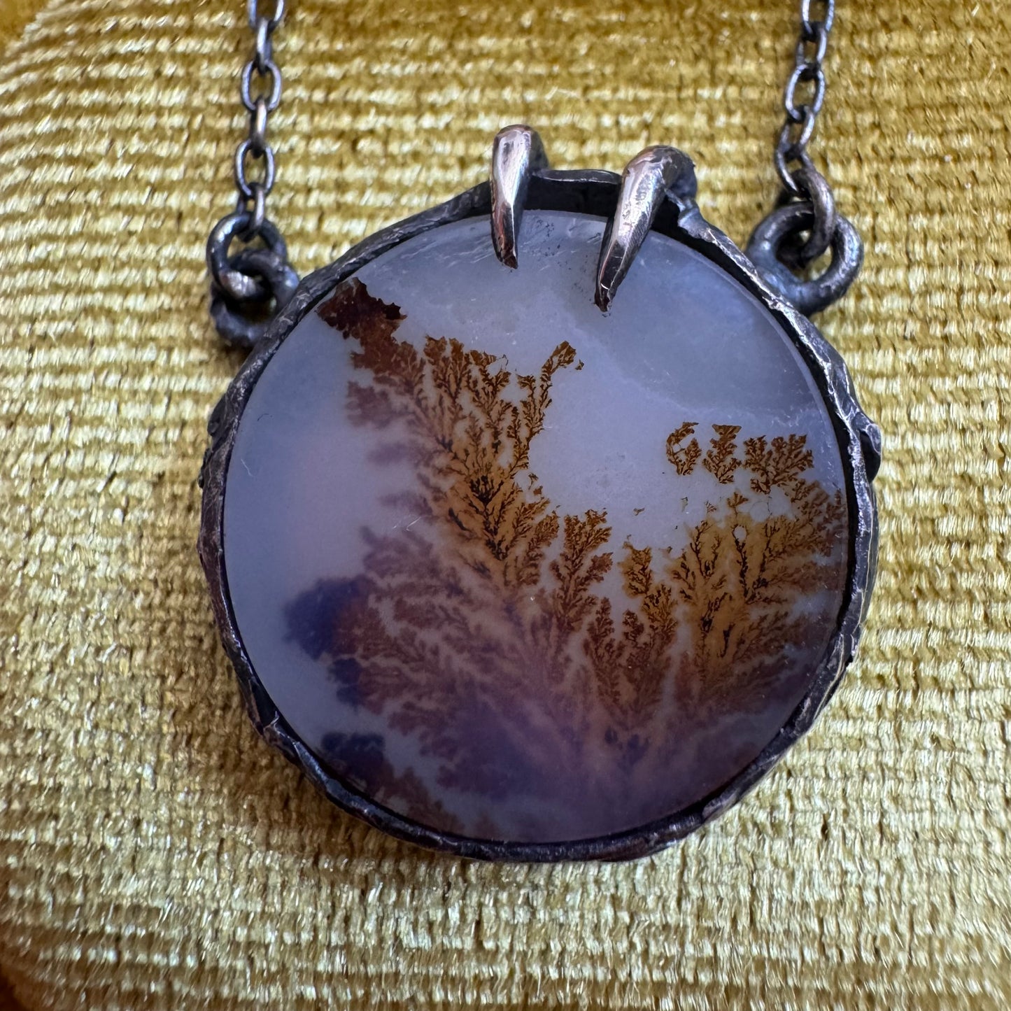 Dendritic Agate Pendant