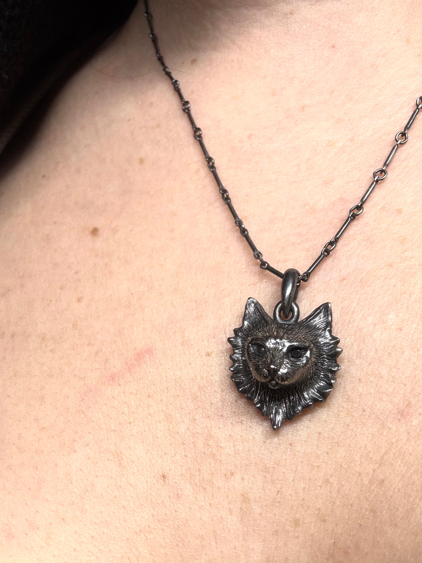 Small Sun Cat Pendant