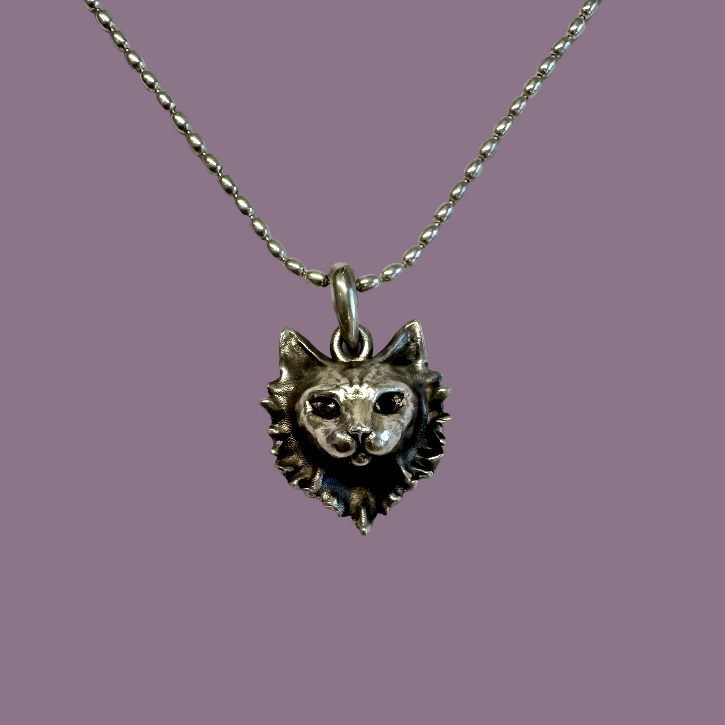 Small Sun Cat Pendant