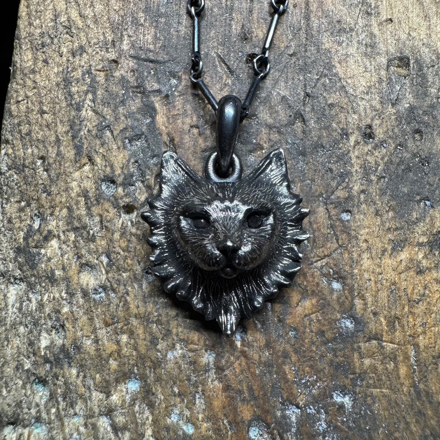 Small Sun Cat Pendant