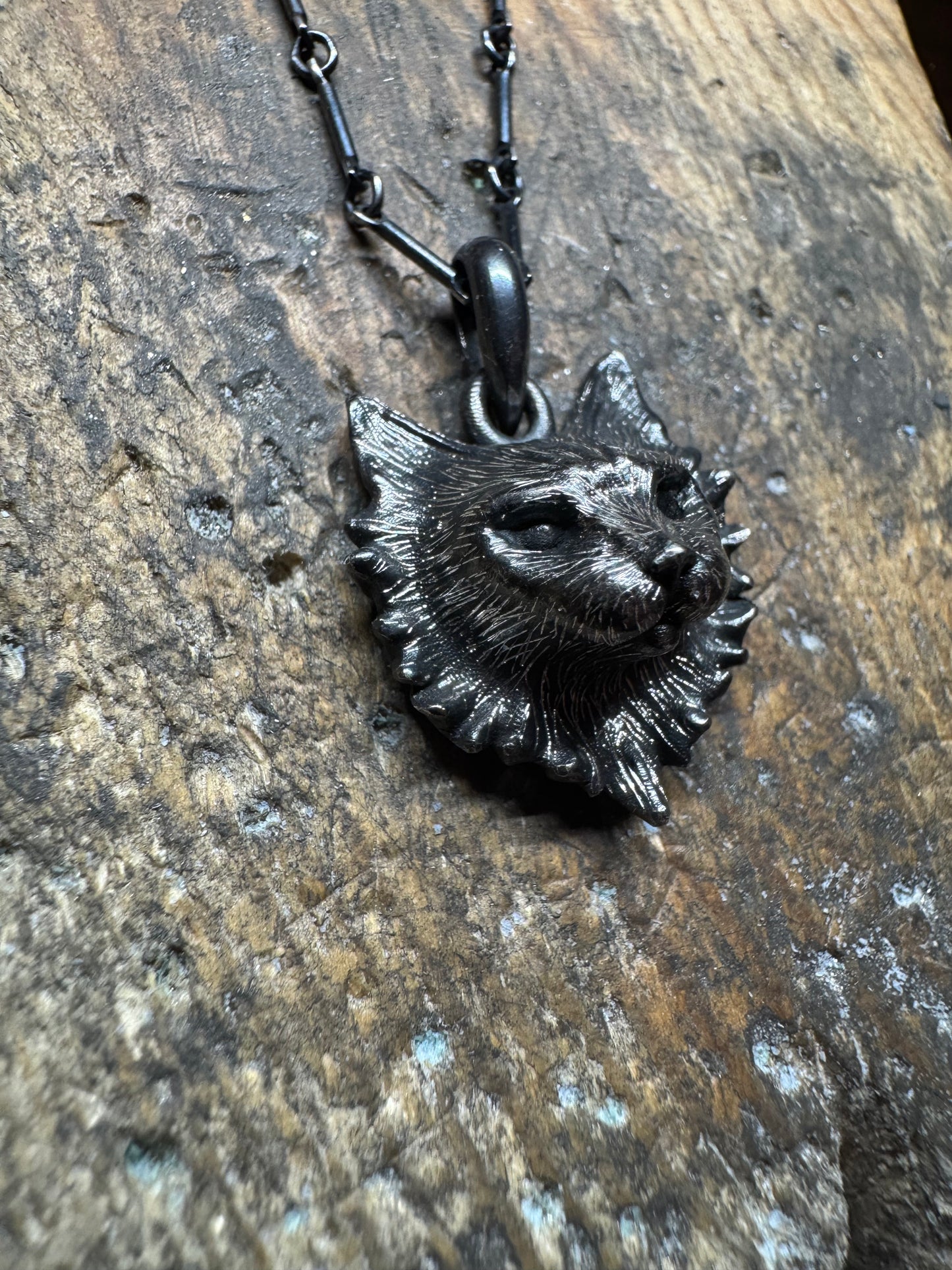 Small Sun Cat Pendant