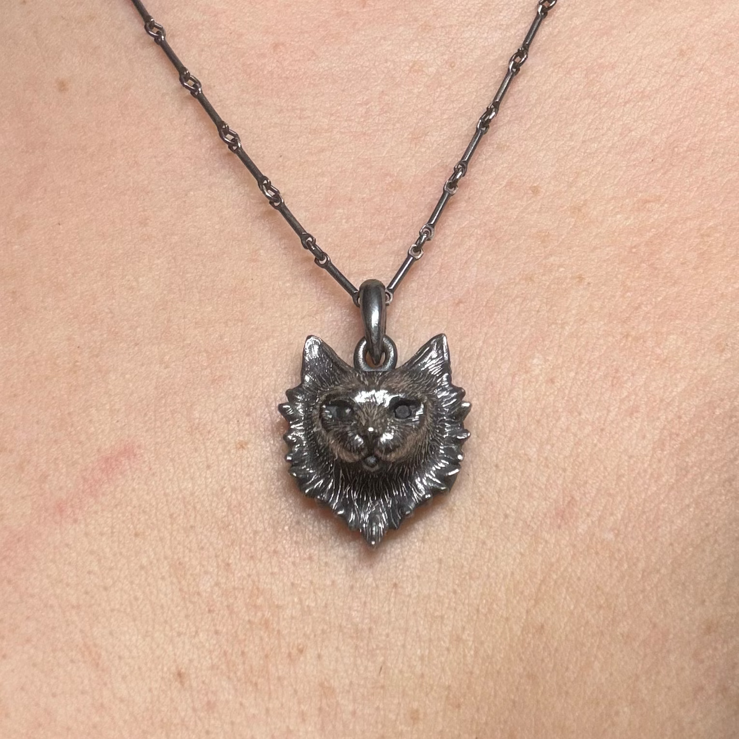 Small Sun Cat Pendant