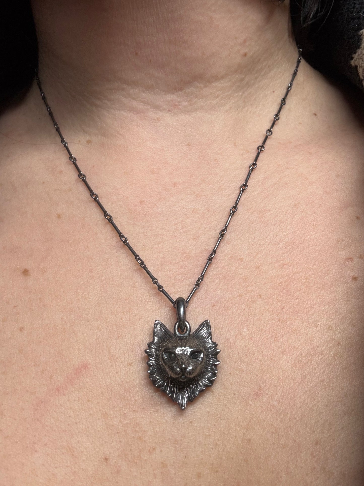 Small Sun Cat Pendant