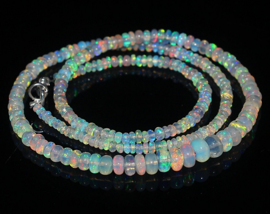 Beaded opal Necklace