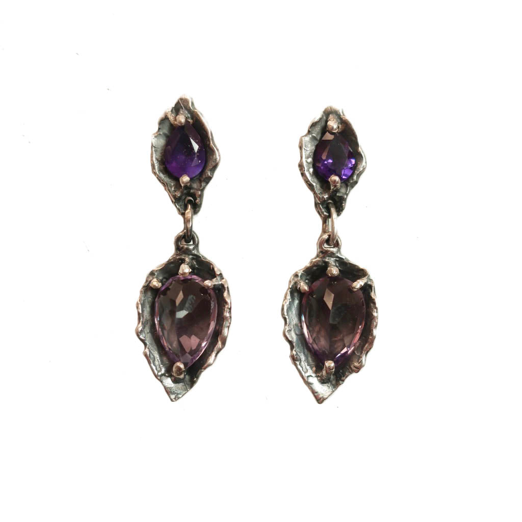 Amethyst Drop Earrings