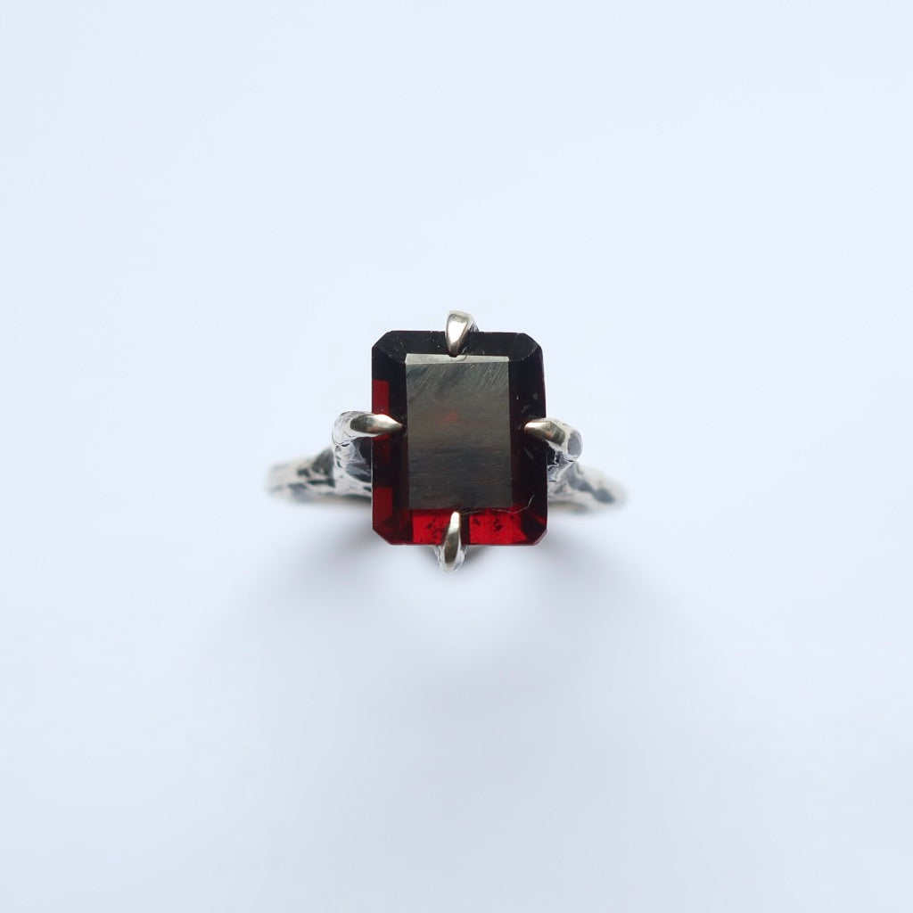 Garnet Cocktail Ring