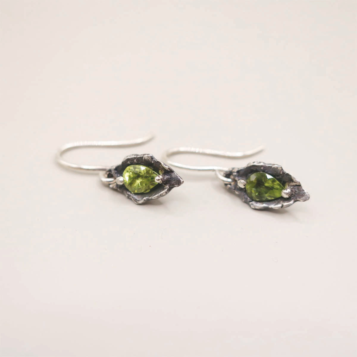 Peridot Small Drop Earrings