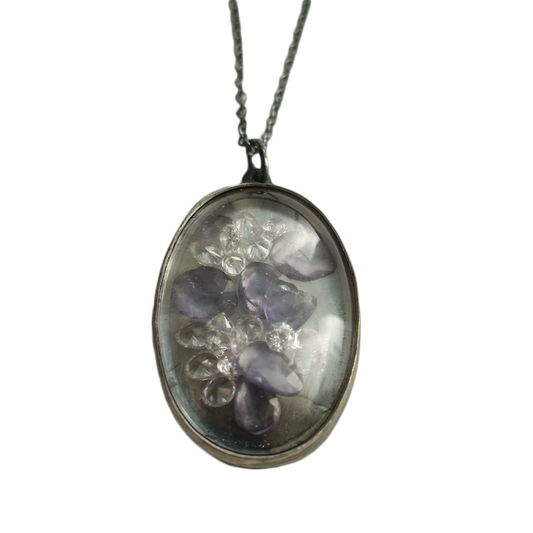 Iolite Shaker pendant