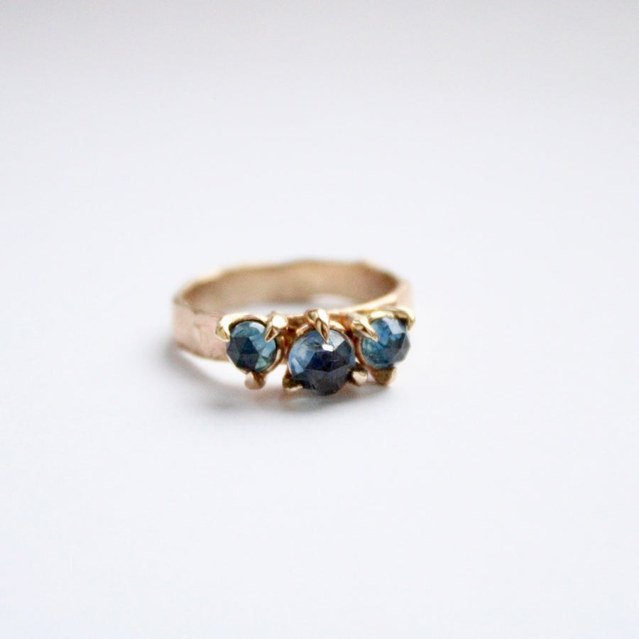 Montana Sapphire Gold Ring - Mary Gallagher