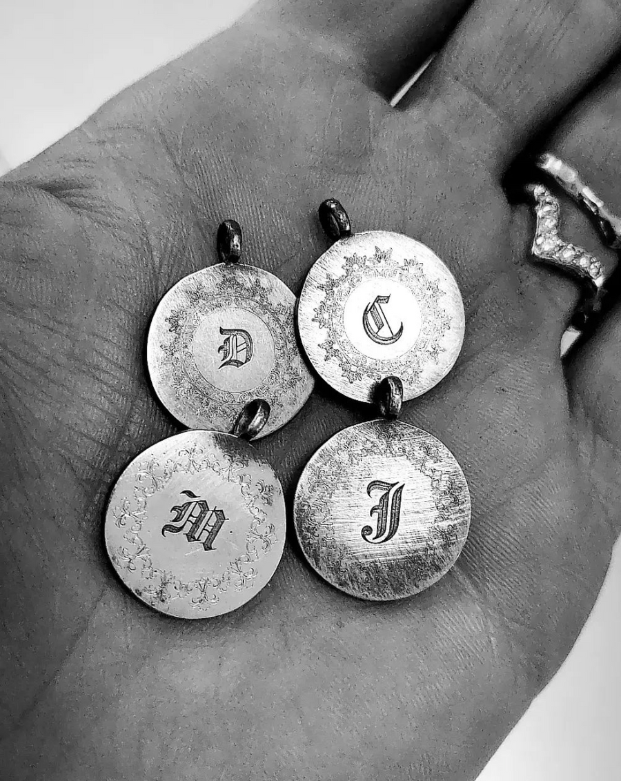 Initial Coin Necklaces - Mary Gallagher