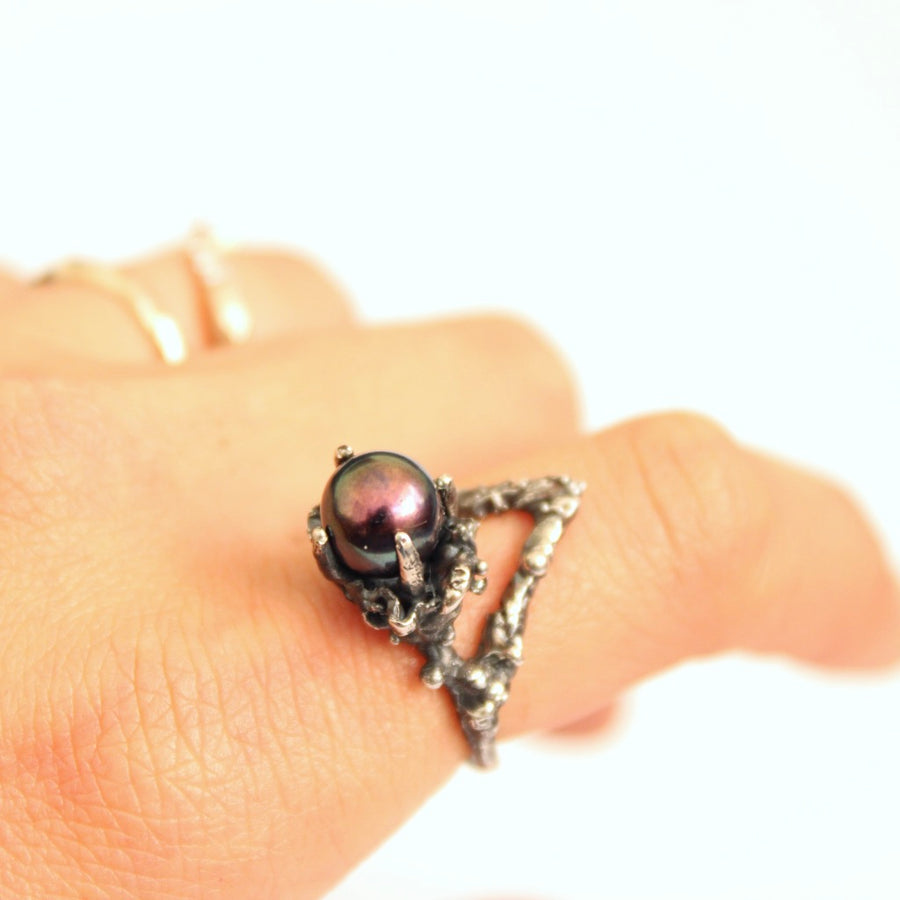 Black Pearl Ring - Mary Gallagher
