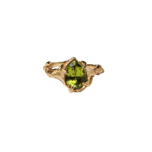 14 Karat Peridot Cin Ring