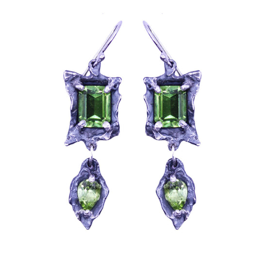 Peridot Drop Earrings