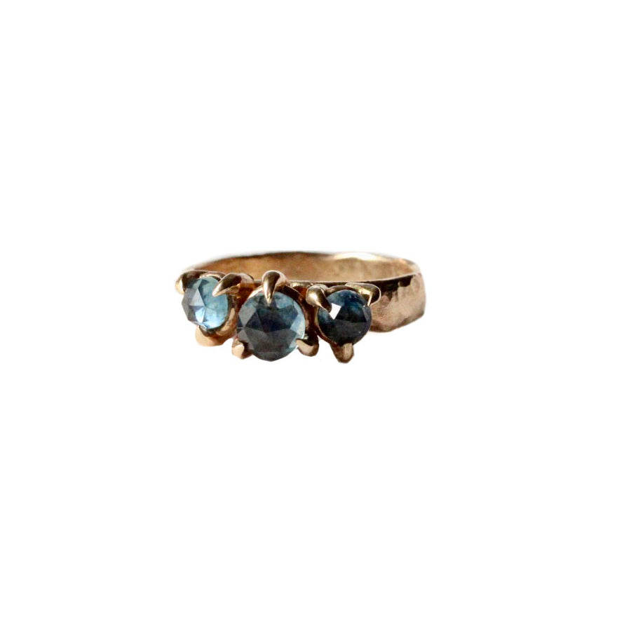 Montana Sapphire Gold Ring - Mary Gallagher